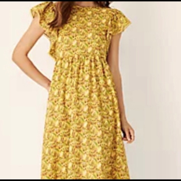 Ann Taylor Dresses & Skirts - Ann Taylor floral maxi dress; palm tree print; sz 14; NWT